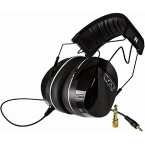 KAT Percussion KTUI26 Ultra Isolation Headphones,Black, 10.8 oz