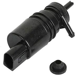 Windshield Washer Pump W/Grommet 21323-232316B 67128362154 67128377612 compatible with BMW E46 M3 M5 X3 X5 Z3 Z4 Z8 318i 323i 325i 328i 330i 528i 530i 740i 745i