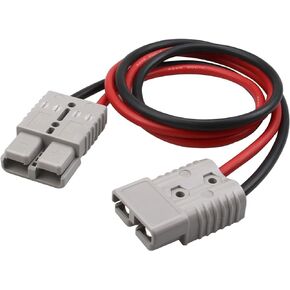 بطارية 175 أمبير، توصيل سريع، قطع التوصيل، وصلات كابلات 6AWG لموصل أندرسون، توصيل واحد إلى واحد، موصل رافعة شوكية كهربائية (2 * 6 AWG 47 بوصة) in Kuwait