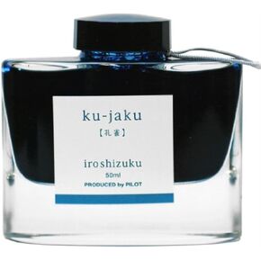 Pilot Iroshizuku Fountain Pen Ink - 50ml Bottle - Ku-Jaku Peacock