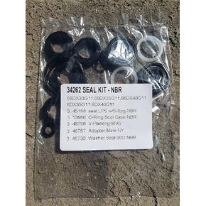 34262 Seal KIT for CAT Pump 66dx 6dx Pumps 66DX30G1I, 66DX35G1I, 66DX40G1I, 6DX35G1I, 6DX40G1I Pressure Washer Pump