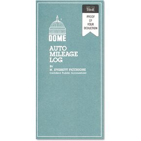 Auto Mileage Log, Undated, 3 1/4 x 6 1/4, 32 Forms. Made in The USA