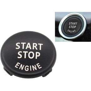 Black Start Stop Engine Button Switch Cover for BMW X5 E70 X 6 E71 3 E90 E91 E92 E93 E87 E83 Z4 E89 320 325 520 525 328i(2007-2011) 335i 330i