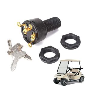 Golf Cart Ignition Switch with Keys for Club Car DS 1996-up, OEM# 1018263-01