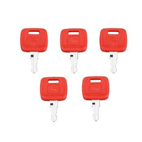 5 PCS John Deere Key RE183935 RE71557 Ignition Key for John Deere Tractor 110tlb 2032R 2038R 5320 3120 3320 3720 4044 4210 4320 4310 4510 4710 5045E 5103 5203 7130 7230 8330 7810 9510 and 4730
