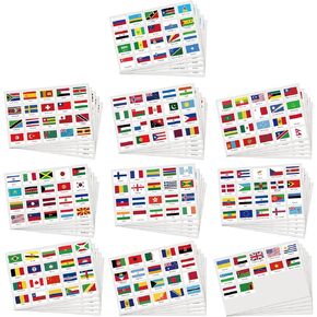 960 Pieces World Flag Stickers Country Stickers Flags of The World Stickers National Flag Stickers 192 Small Country Flags Passport Stickers for School Travel Journal Scrapbook Planner in Kuwait