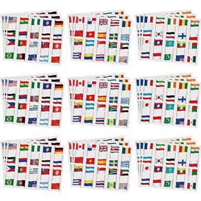 960 Pieces World Flag Stickers Country Stickers Flags of The World Stickers National Flag Stickers 192 Small Country Flags Passport Stickers for School Travel Journal Scrapbook Planner