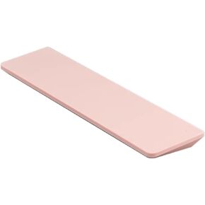 Mechanical Keyboard Silicone Wrist Rest Pink/Black Keyboard Rest Wrist Guard 70 with Column Hand Rests (Black)