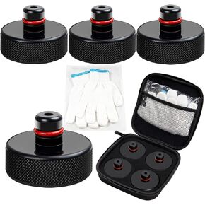 (2024 Newest) Lifting Jack Pad Jack Rubber Pad Stand Protects with Storage Box for Tesla Model 3/S/X/Y(Protects Battery & Chassis), Bonus Included