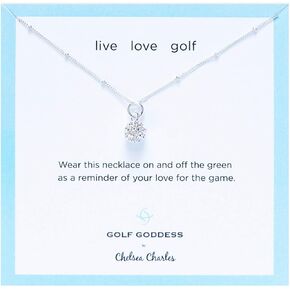 Chelsea Charles Golf Ball Charm Necklace