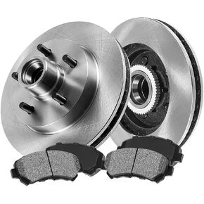 Callahan Front Brake Kit For 2WD Ford Explorer Ranger Mountaineer Replacement Brake Rotors and Metallic Pads