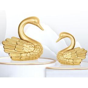 2 Pack Window Treatment Finials for 1 Inch or 7/8" Curtain Rods，White Curtain Rods Replacement Finials with M6 Screw,Decorative Hand Carved Swan Finials for Drapery Rods,Set of 2,Antique White