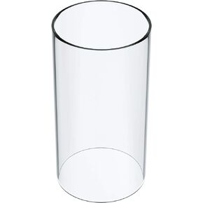 Hurricane Candle Holder Glass, Open Ended Glass, Cylinder Vase Open, Glass Lamp Shade of 2.5" x 6" (Multiple Specifications)