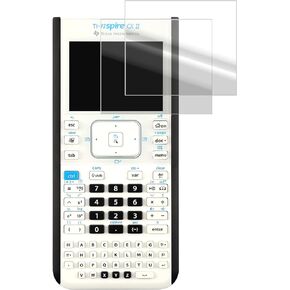 [2 Pack] Tempered Glass Screen Protector, for TI-nspire CX II Graphing Calculator [9H Hardness] 0.33 mm Thick, Impact and Scratch Protection