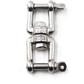 Swivel Double Shackle 304 Stainless Steel Boat Anchor Chain Connectors