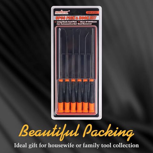 HORUSDY مجموعة خطافات وخطافات دقيقة مكونة من 6 قطع، مانع تسرب الزيت التلقائي للسيارة/حلقة دائرية، حشية مانعة للتسرب، مزيل سحب السنانير الدقيقة الصغيرة in Kuwait