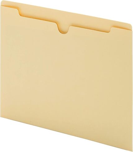 Office Depot Double-Top Flat File Jackets, 8 1/2in. x 11in., Letter Size, Manila, Pack of 25, 458101OD in Saudi Arabia
