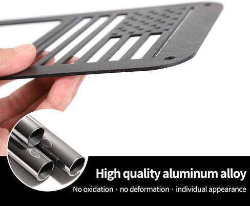 Hoolcar Rear Light Protector Cover Tail Light Guard Cover US Flag Light Guard Cover Compatible with 2007-2017 Jeep Wrangler JK JKU, Black in Saudi Arabia