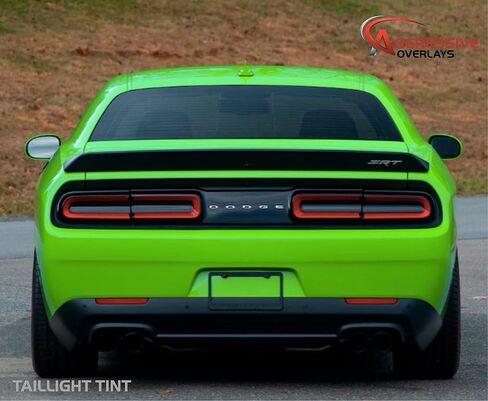 Side Marker & Taillight Tint Kit for 2015-2022 Dodge Challenger | Precut Dark Smoke Vinyl Overlays for '15-'20 Dodge Challenger (NOT-WIDEBODY) | Tint Film (Full Kit) in Saudi Arabia