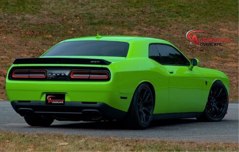 Side Marker & Taillight Tint Kit for 2015-2022 Dodge Challenger | Precut Dark Smoke Vinyl Overlays for '15-'20 Dodge Challenger (NOT-WIDEBODY) | Tint Film (Full Kit) in Saudi Arabia