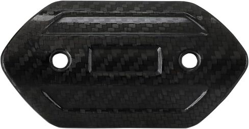 Motorcycle Exhaust Heat Shield Carbon Fiber Muffler Pipe Heat Insulation Cover Protector with Clamps Universal for Dirt Pit Street Sport Bike Cruiser Cafe Racer in Saudi Arabia