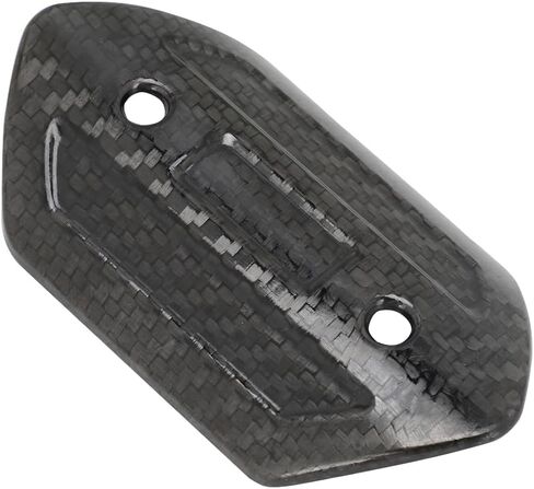 Motorcycle Exhaust Heat Shield Carbon Fiber Muffler Pipe Heat Insulation Cover Protector with Clamps Universal for Dirt Pit Street Sport Bike Cruiser Cafe Racer in Saudi Arabia