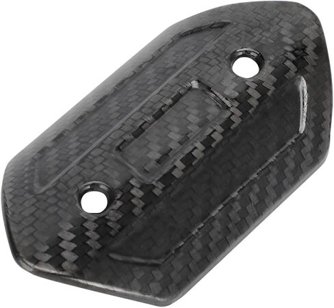 Motorcycle Exhaust Heat Shield Carbon Fiber Muffler Pipe Heat Insulation Cover Protector with Clamps Universal for Dirt Pit Street Sport Bike Cruiser Cafe Racer in Saudi Arabia