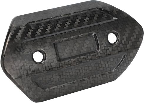 Motorcycle Exhaust Heat Shield Carbon Fiber Muffler Pipe Heat Insulation Cover Protector with Clamps Universal for Dirt Pit Street Sport Bike Cruiser Cafe Racer in Saudi Arabia