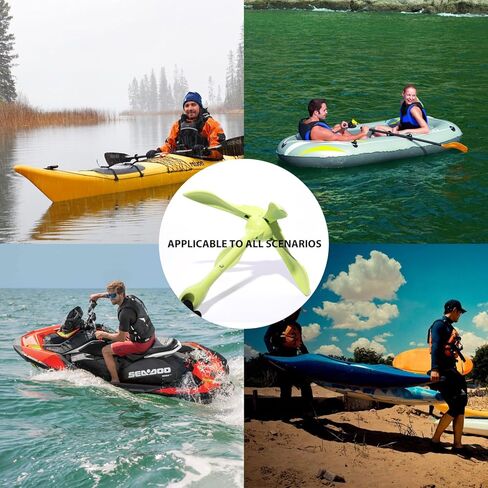 طقم مرساة OMNISAFE Kayak، مرساة عنب بحرية قابلة للطي بوزن 3.5 رطل مع حبل وحقيبة تخزين، ملحقات للقوارب الصغيرة والزوارق وألواح التجديف SUP in Kuwait