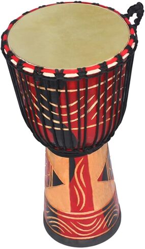 باس طبل الجلد 2 قطعة djembe طبل الجلد طبل رئيس الجلد طبل الجلود الآلات الموسيقية الجلود قرع أجزاء الآلات الموسيقية طبل الجاموس جلد أفريقيا العجل in Kuwait