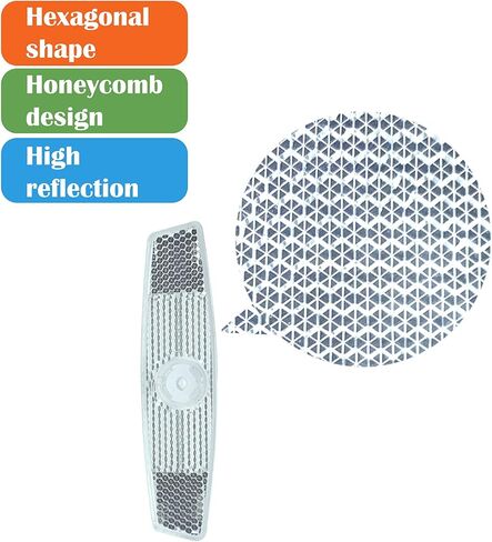 WELNENT 2 PCS Bicycle Wheel Spoke Reflectors in Kuwait
