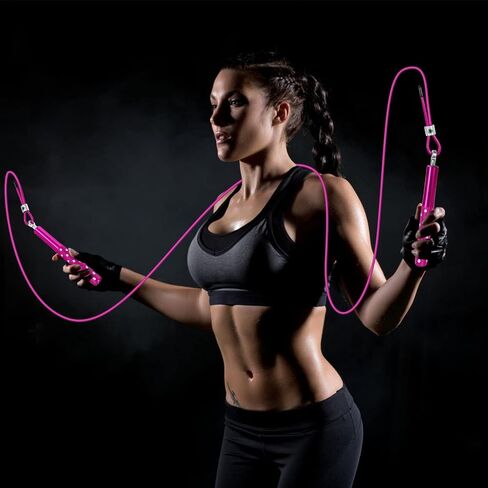 Jump Rope, Wastou Speed Jumping Rope for Training Fitness Exercise, Adjustable Adults Workout Skipping Rope for Men, Women, Kids, Girls in Saudi Arabia