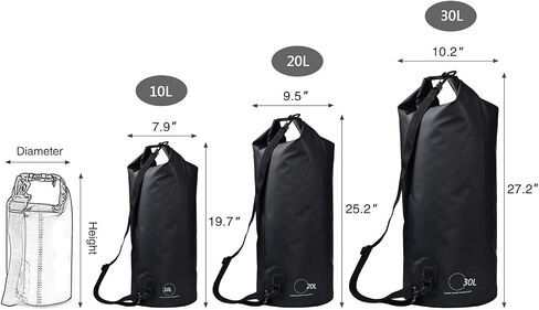 KastKing Dry Bags,100% Waterproof Storage Bags,Military Grade Construction for Swimming,Kayaking,Boating,Hiking,Camping,Fishing, Biking,Skiing in Saudi Arabia