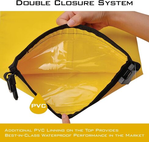 KastKing Dry Bags,100% Waterproof Storage Bags,Military Grade Construction for Swimming,Kayaking,Boating,Hiking,Camping,Fishing, Biking,Skiing in Saudi Arabia