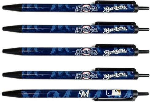 مجموعة Pro Specialities Group Milwaukee Brewers 5 عبوات من أقلام النقر in Saudi Arabia