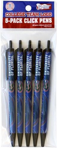 College Official Licensed Click Pens 5 Pack Black Ink Florida Gators in Saudi Arabia