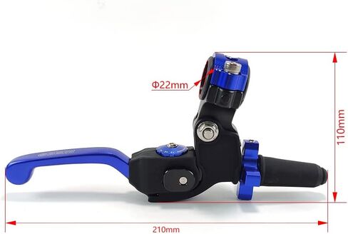 OTOM Clutch Lever Perch Motocross Dirt Bike Fall Prevention Folding Adjustable for CRF WR KXF RMZ FE (Black) in Saudi Arabia