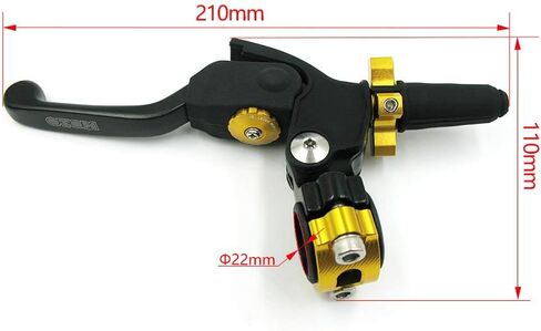 OTOM Clutch Lever Perch Motocross Dirt Bike Fall Prevention Folding Adjustable for CRF WR KXF RMZ FE (Black) in Saudi Arabia