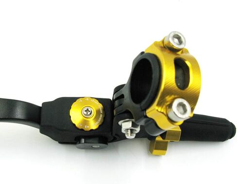 OTOM Clutch Lever Perch Motocross Dirt Bike Fall Prevention Folding Adjustable for CRF WR KXF RMZ FE (Black) in Saudi Arabia