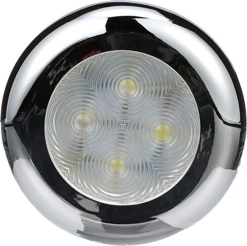 ضوء داخلي LED من Seachoice مزود بإطار كروم/أبيض in Kuwait