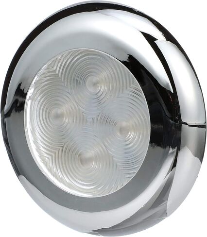 ضوء داخلي LED من Seachoice مزود بإطار كروم/أبيض in Kuwait