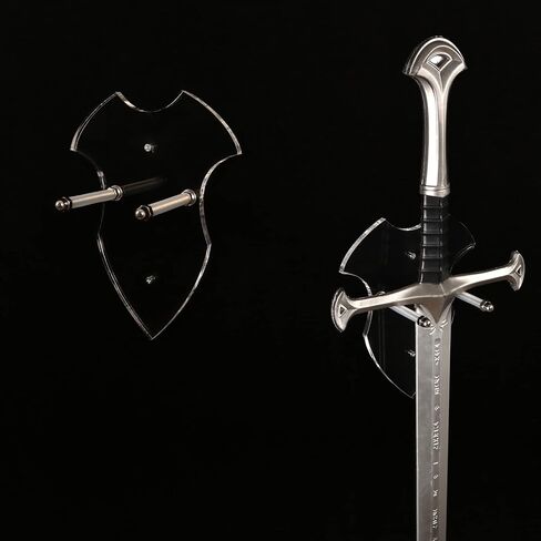 Sword Holder Wall mounted sword rack Axe Holder Sword Hangers for Wall Sword Holder Display Axe Vertical Display and Decoration (Black 1 set) in Saudi Arabia