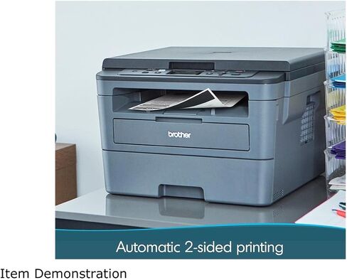 Brother Monochrome Laser Hll2390DW، شبكة لاسلكية، اشتراك تحديث الطباعة على الوجهين مع نسخة تجريبية مجانية وقراءة تجديد Amazon Dash in Saudi Arabia