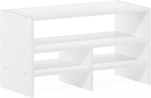 Furinno Hermite Desk Top Organizing Shelf Bookcase, White in Kuwait