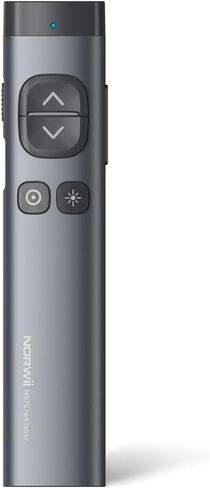 Norwii N97s Highlight Presentation Remote, Dual Digital & Physical Laser Pointer with Bluetooth, PPT PowerPoint Clicker with Highlighting Magnify Mouse, 165FT Wireless Presenter for LED LCD in Saudi Arabia