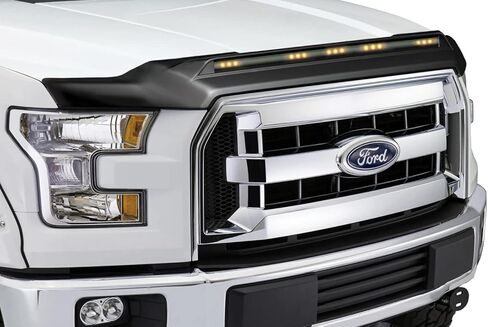 Auto Ventshade [AVS] Aeroskin Hood Protector | 2019 - 2023 Ford Ranger, Low Profile/Flush - Chrome | 622166 in Kuwait