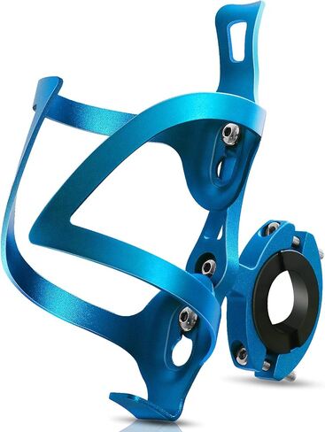 AIKATE Bike Cup Holder, Bicycle 2-in-1 Bottle Bracket, Aluminum Alloy Water Bottle Cages, Universal Rotation Cup Drink Holders for Bike Handlebars, Motorcycle, MTB, Boat, Walker, Wheelchair, Stroller in Saudi Arabia
