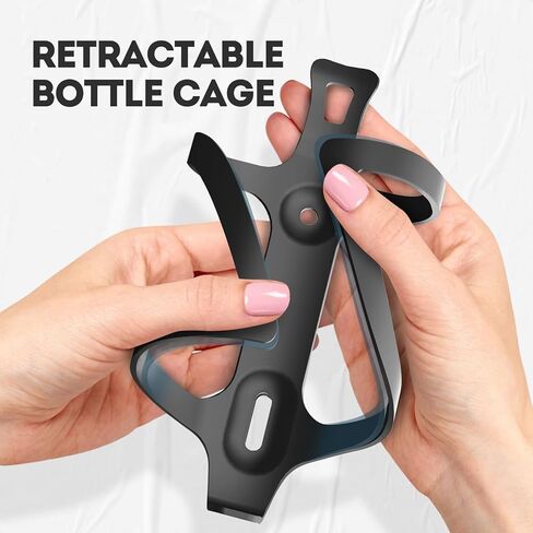 حامل زجاجة مياه للدراجة، عبوتين من قفص زجاجة مياه للدراجة، حامل أكواب للدراجة من سبائك الألومنيوم، سريع وسهل التركيب، رائع للطرق والجبال ودراجات الركاب in Kuwait