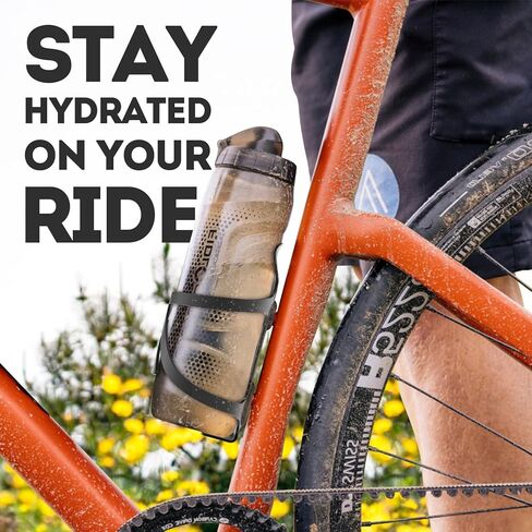 حامل زجاجة مياه للدراجة، عبوتين من قفص زجاجة مياه للدراجة، حامل أكواب للدراجة من سبائك الألومنيوم، سريع وسهل التركيب، رائع للطرق والجبال ودراجات الركاب in Kuwait