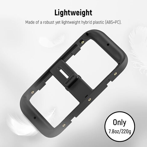 NEEWER Smartphone Video Rig with Neck Strap, Phone Stabilizer Grip Vlogging Cage with Cold Shoe Tripod Mount, Phone Rig for Filmmaking YouTube Video, Compatible with iPhone Samsung Pixel, A104 in Saudi Arabia